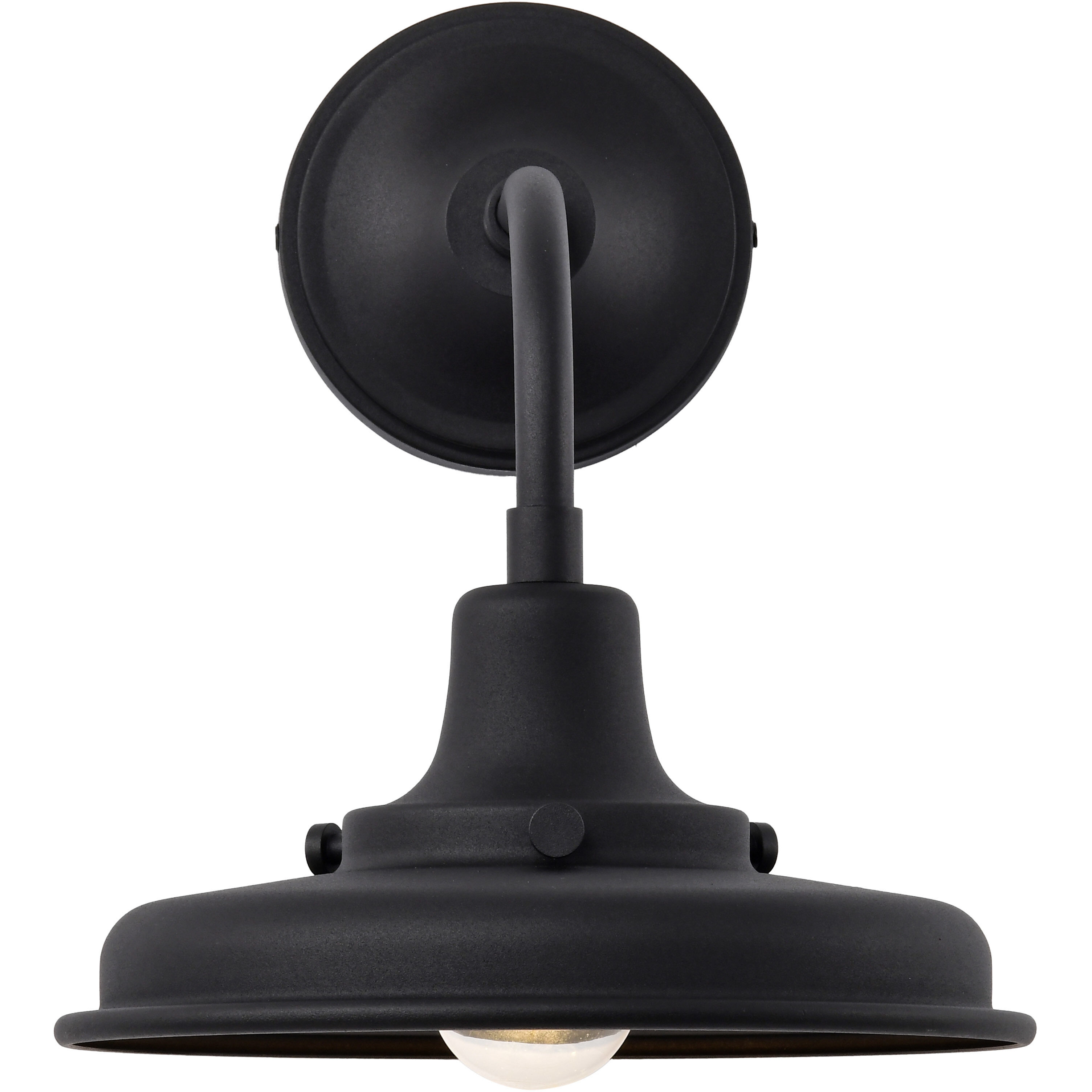 Morris 11.63 inch Black Outdoor Wall Light