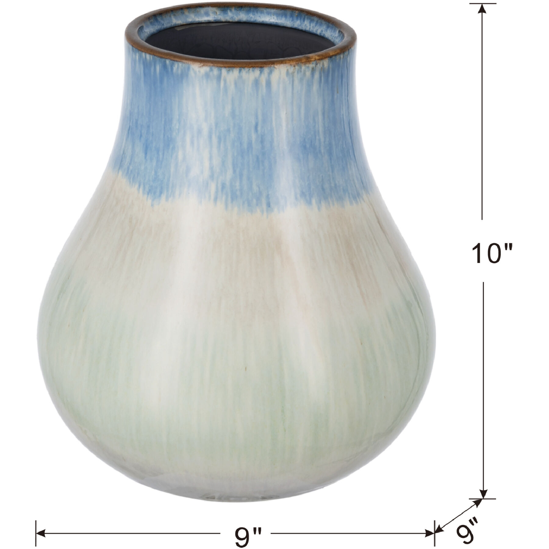 Gradient 10 X 9.1 inch Vase