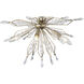 Orbital 4 Light 18.3 inch Gold Dust Semi-Flush Ceiling Light