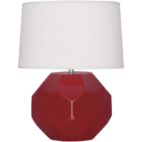 Franklin 16.38 inch 60.00 watt Ruby Red Accent Lamp Portable Light