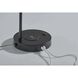 Emery 19 inch 60 watt Black Supercharger Desk Lamp Portable Light