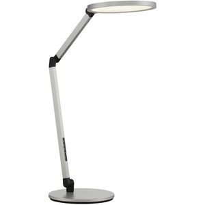 Lumens 17 inch 14.00 watt Black and Silver Task Lamp Portable Light in Silver/Black