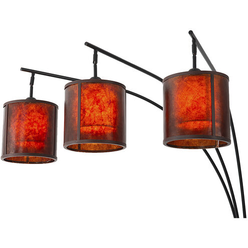 Layers 86 inch 60.00 watt Charcoal Gray and Gunmetal Arc Floor Lamp Portable Light