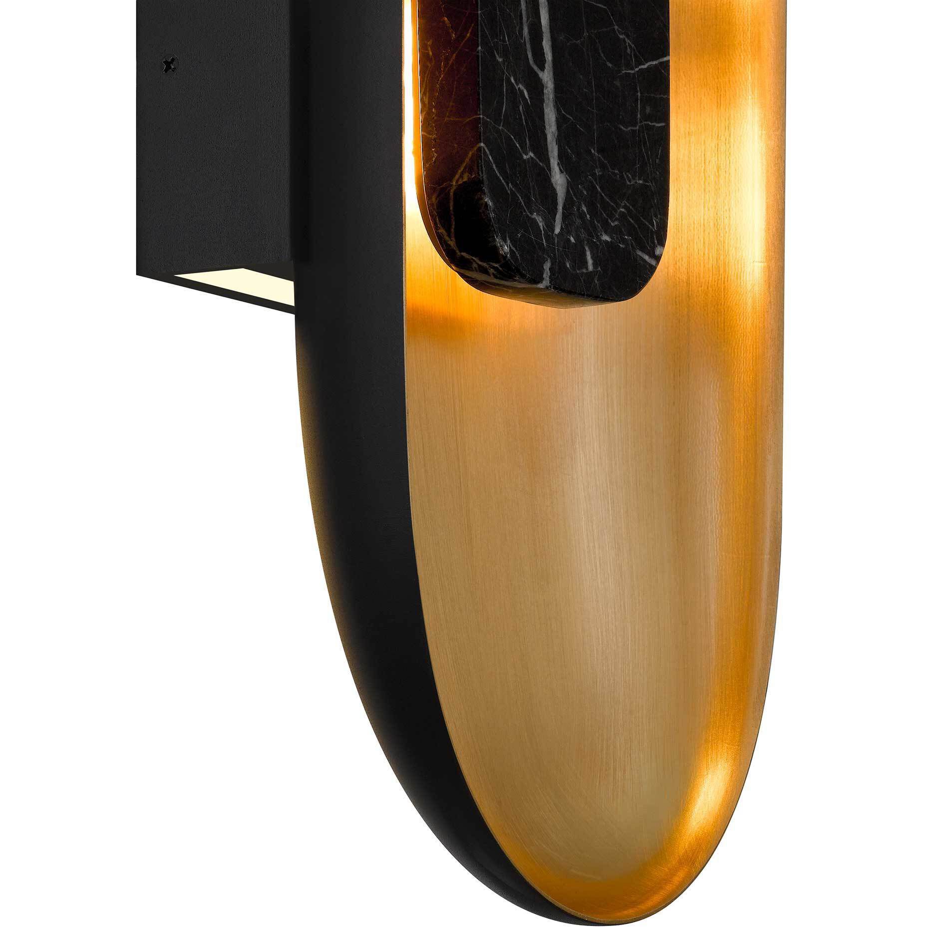 Marilyn LED 20 inch Brushed Brass Outdoor Wall Sconce