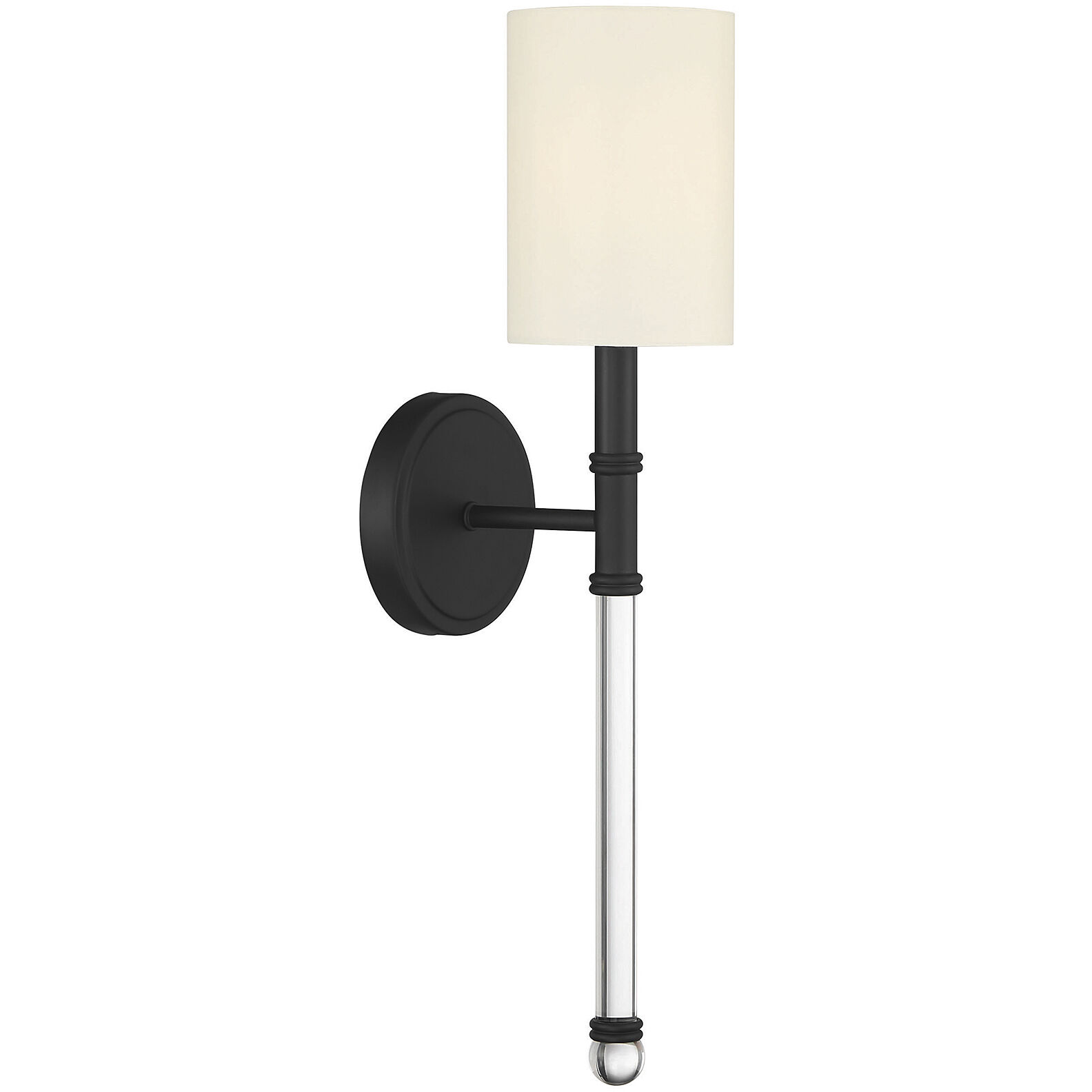 Fremont 1 Light 5 inch Matte Black Wall Sconce Wall Light, Essentials