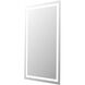 Riven 60 X 36 inch White LED Mirror