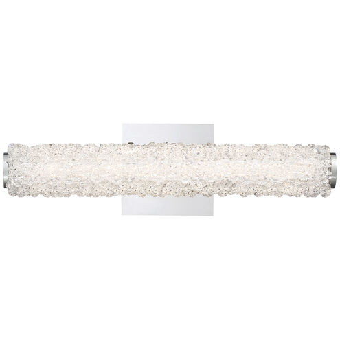 Sassi LED 18 inch Chrome Vanity Light Wall Light, Small