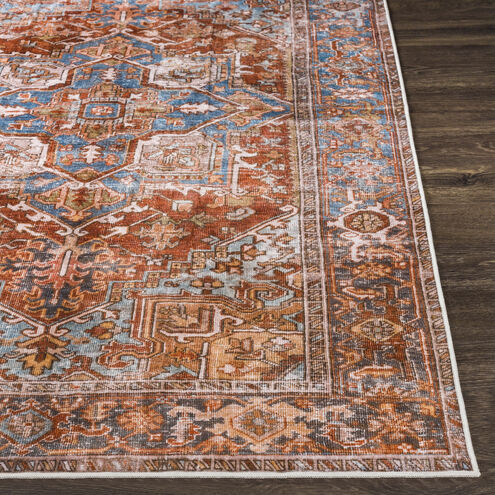 Lavable 48 X 30 inch Dusty Coral Rug in 2 x 4, Rectangle