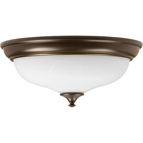 Campbell LED 15 inch Antique Bronze Flush Mount Ceiling Light, Progress LED