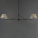 Dunbridge 2 Light 62 inch Antique Bronze Linear Pendant Ceiling Light