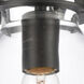 Restoration Newton 1 Light 8 inch Matte Black Flush Mount Ceiling Light, Restoration