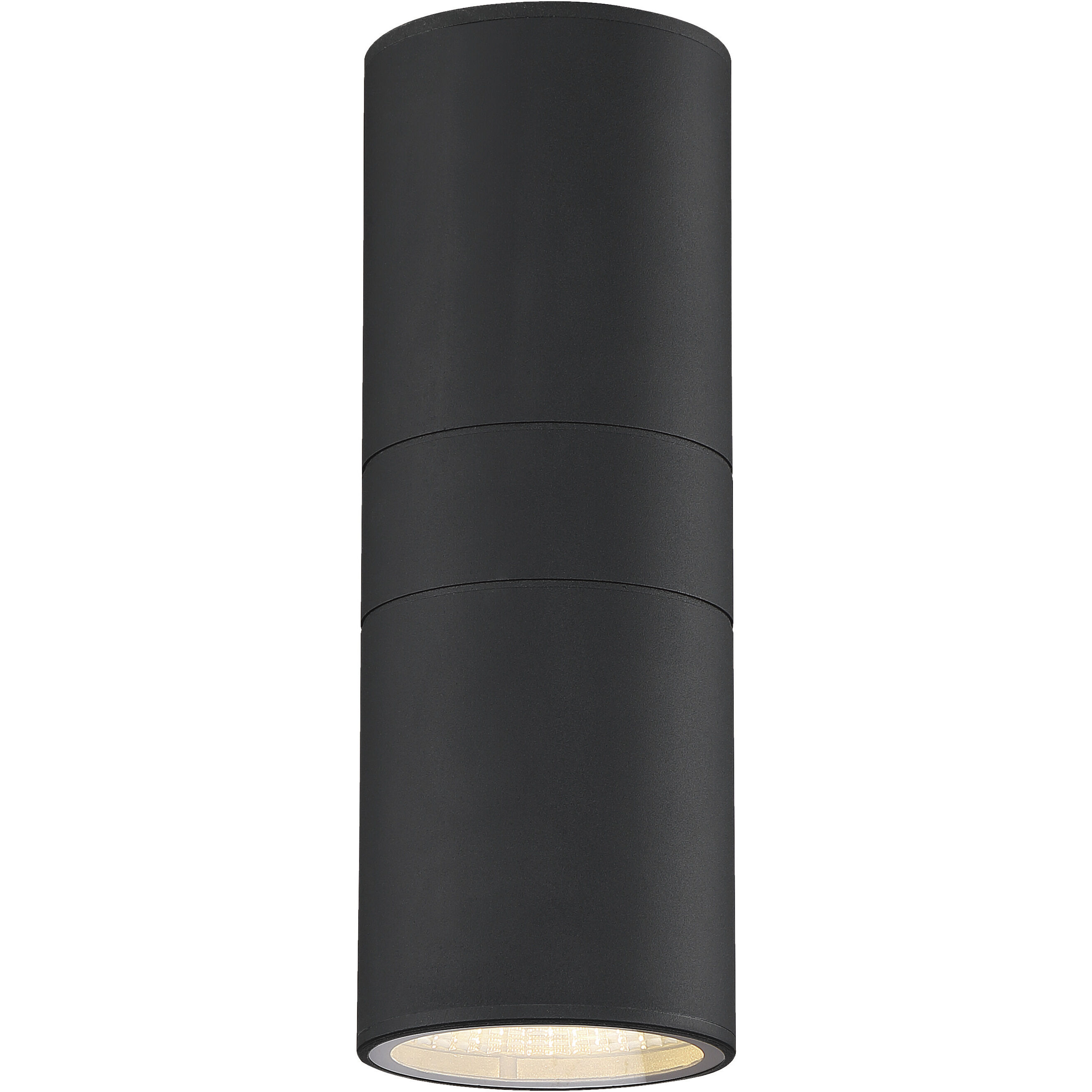 Pillar LED 12 inch Textured Black Outdoor Wall Mount