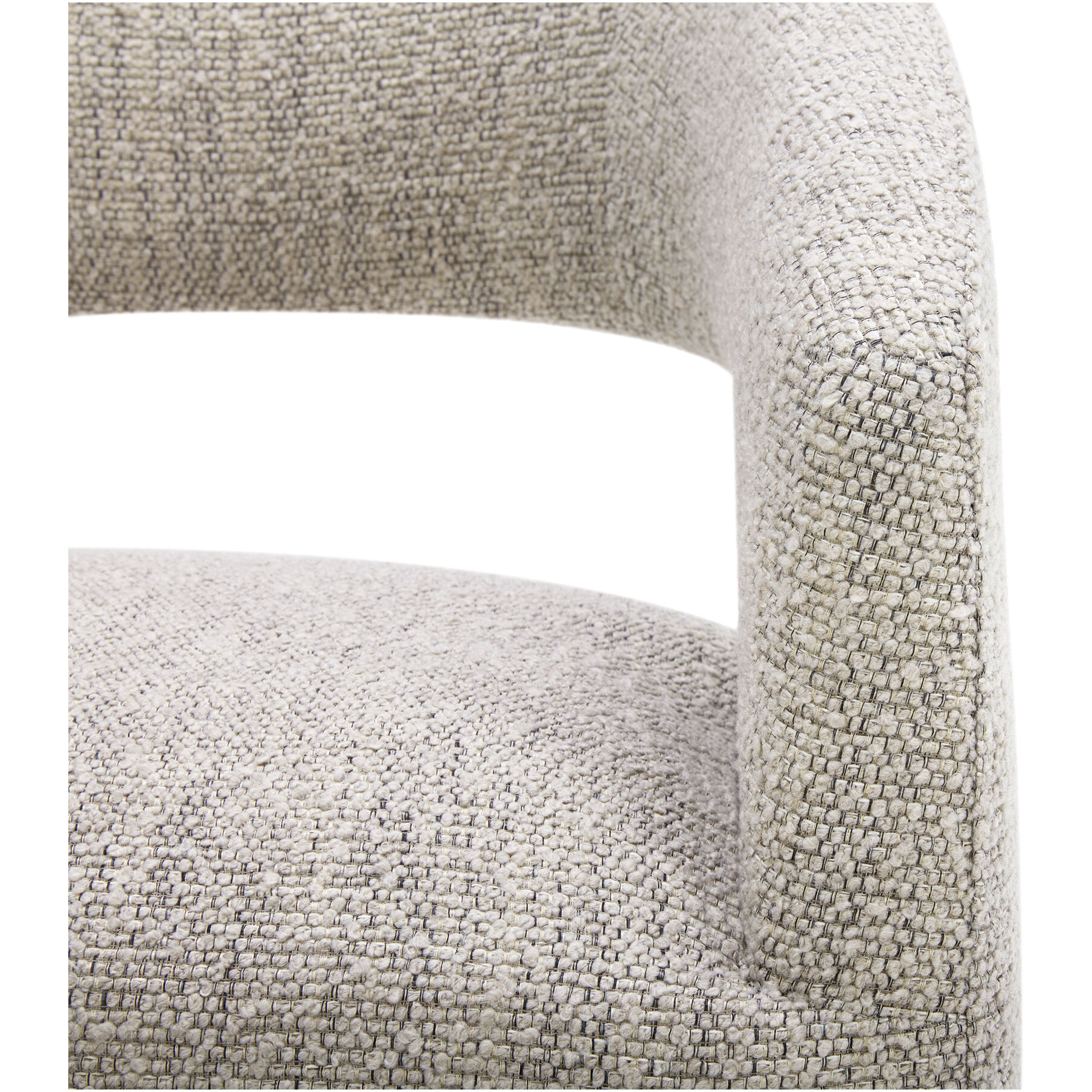 Barrow Grey Storm Dining Chair, Rolling