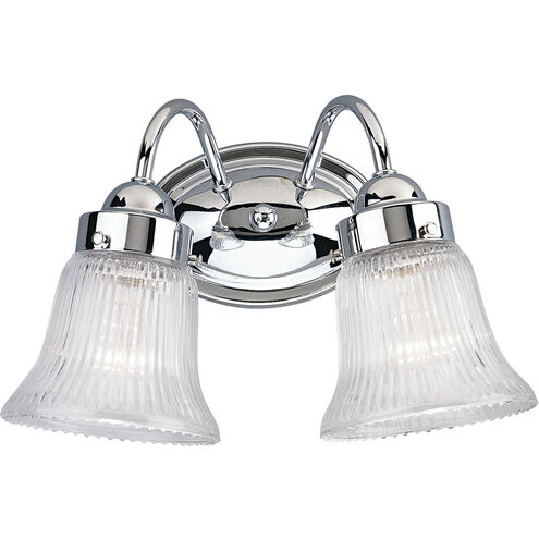 Clarence 2 Light 11.75 inch Polished Chrome Bath Vanity Wall Light