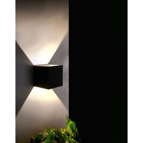 QB 1 Light 5 inch Anthracite LED Wall Sconce Wall Light