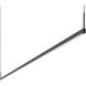 Thin-Line LED 96 inch Satin Black Pendant Ceiling Light