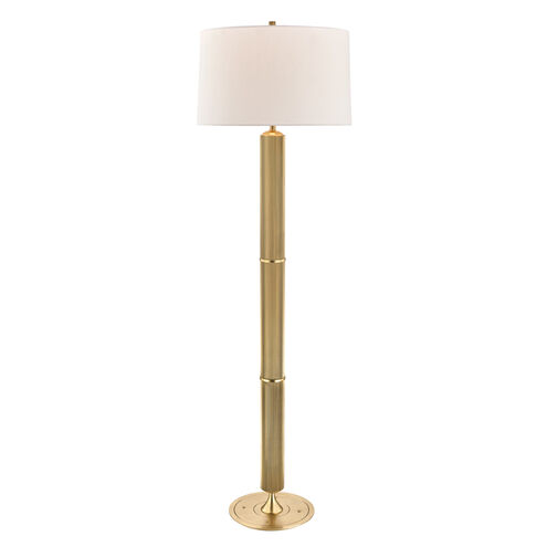 Tompkins 64.75 inch 100 watt Aged Brass Floor Lamp Portable Light