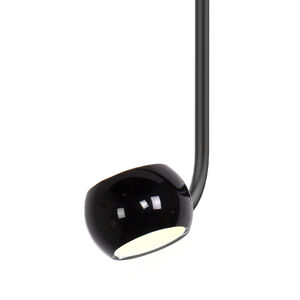 Flux LED 4.75 inch Gloss Black Pendant Ceiling Light in Glossy Black