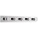Fort Worth 5 Light 30 inch Chrome Vanity Light Wall Light