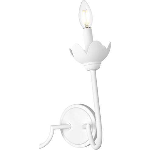 Allistair Wall Sconce Wall Light in Textured White