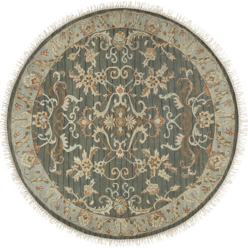 Babylon 96 X 96 inch Dark Green, Light Gray, Camel Rug