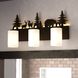 Acadia 3 Light 23 inch Bronze Bathroom Light Wall Light