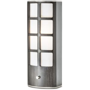 Ventana 20 inch 40 watt Charcoal Gray and Brushed Nickel Table Lamp Portable Light