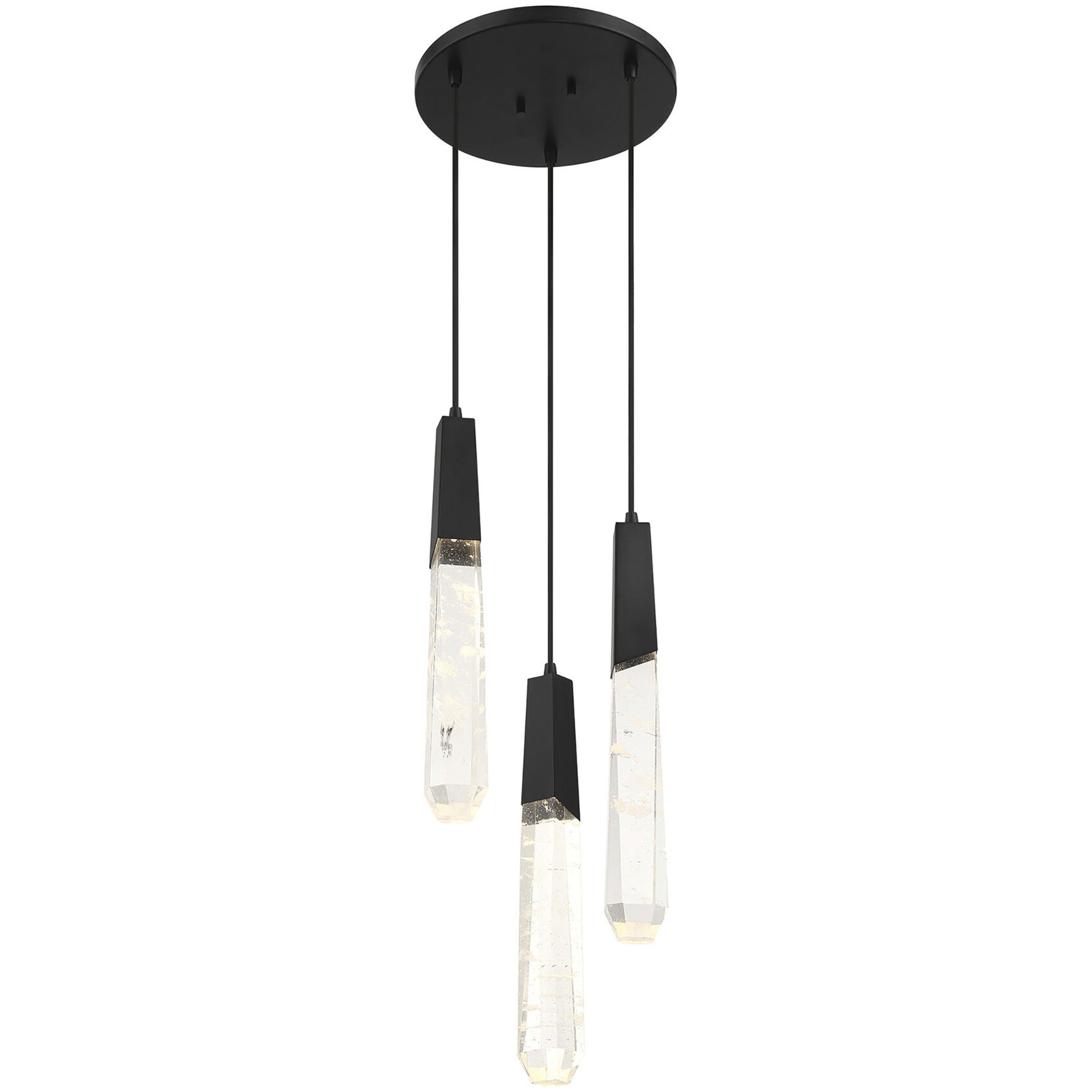Drifting Droplets LED Coal Pendant Ceiling Light