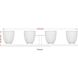 Naya 4 Light 32 inch Modern Gold Bath Vanity Light Wall Light