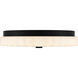 Cherbury LED 16 inch Matte Black Flush Mount Ceiling Light, Medium