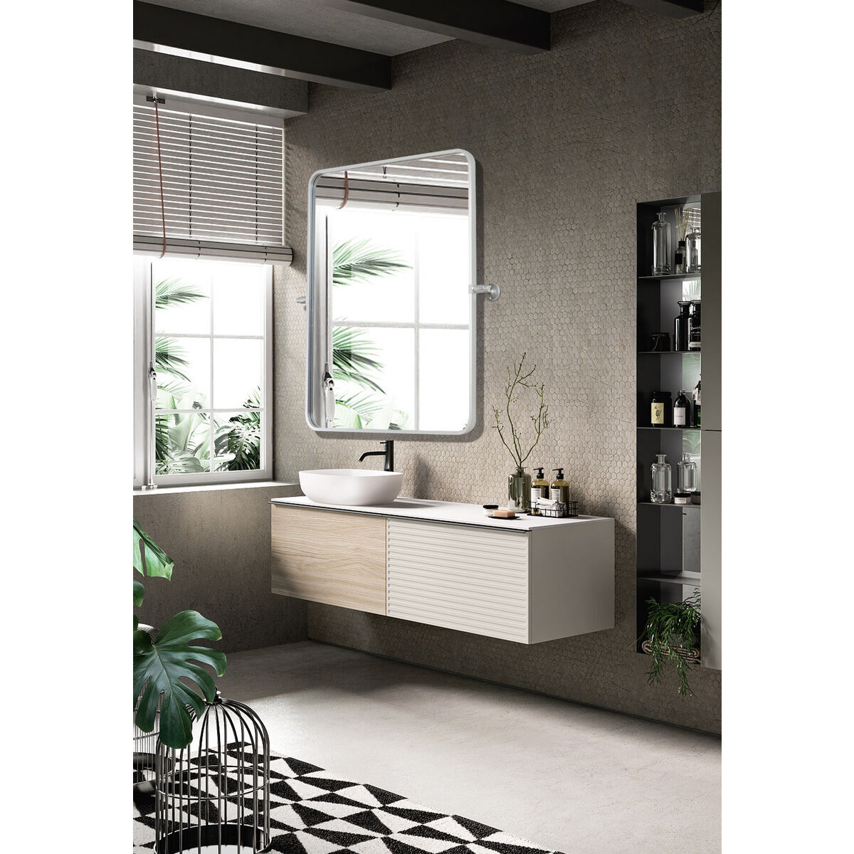 Everly 32 X 24 inch Silver Mirror