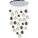 Siena LED 24 inch Chrome Chandelier Ceiling Light