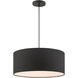 Bainbridge 3 Light 18 inch Black Pendant Ceiling Light 