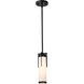 Roselle 3.75 inch Matte Black Pendant Ceiling Light