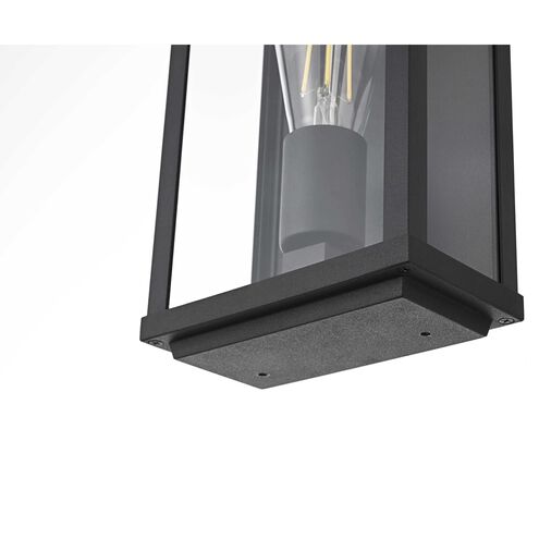 Santos 1 Light 10 inch Black Outdoor Wall Sconce