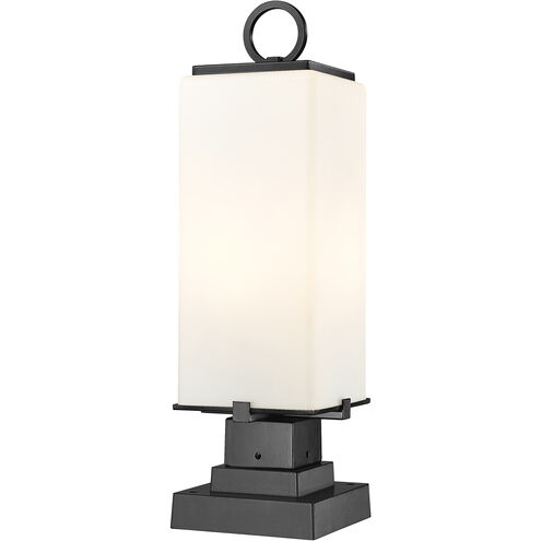 Sana 2 Light 22 inch Black Outdoor Pier Mounted Fixture
