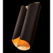 Opus LED 3.5 inch Bronze and Gold Leaf ADA Wall Sconce Wall Light