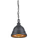 Bartlett Pendant Ceiling Light in Black Patina, Small