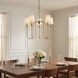 Traditional 5 Light 27.25 inch Natural Brass Chandelier Ceiling Light