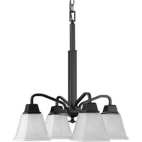 Clifton Heights 4 Light 21 inch Matte Black Chandelier Ceiling Light