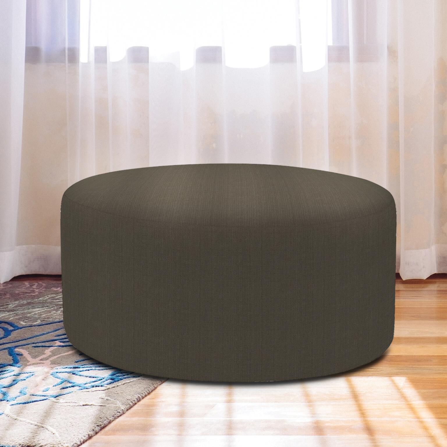 Sterling 18 inch Charcoal Gray Ottoman