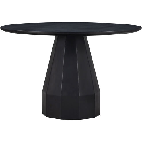 Templo 47.2 X 47.2 inch Black Dining Table, Outdoor