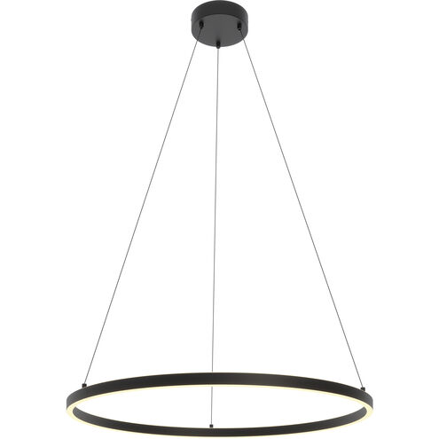 Glo LED 36 inch Black Pendant Ceiling Light
