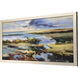 Waterside Blue and Green and Multi and Yellow Framed Art
