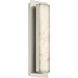 Ada 5.25 inch Brushed Steel ADA Wall Sconce Wall Light