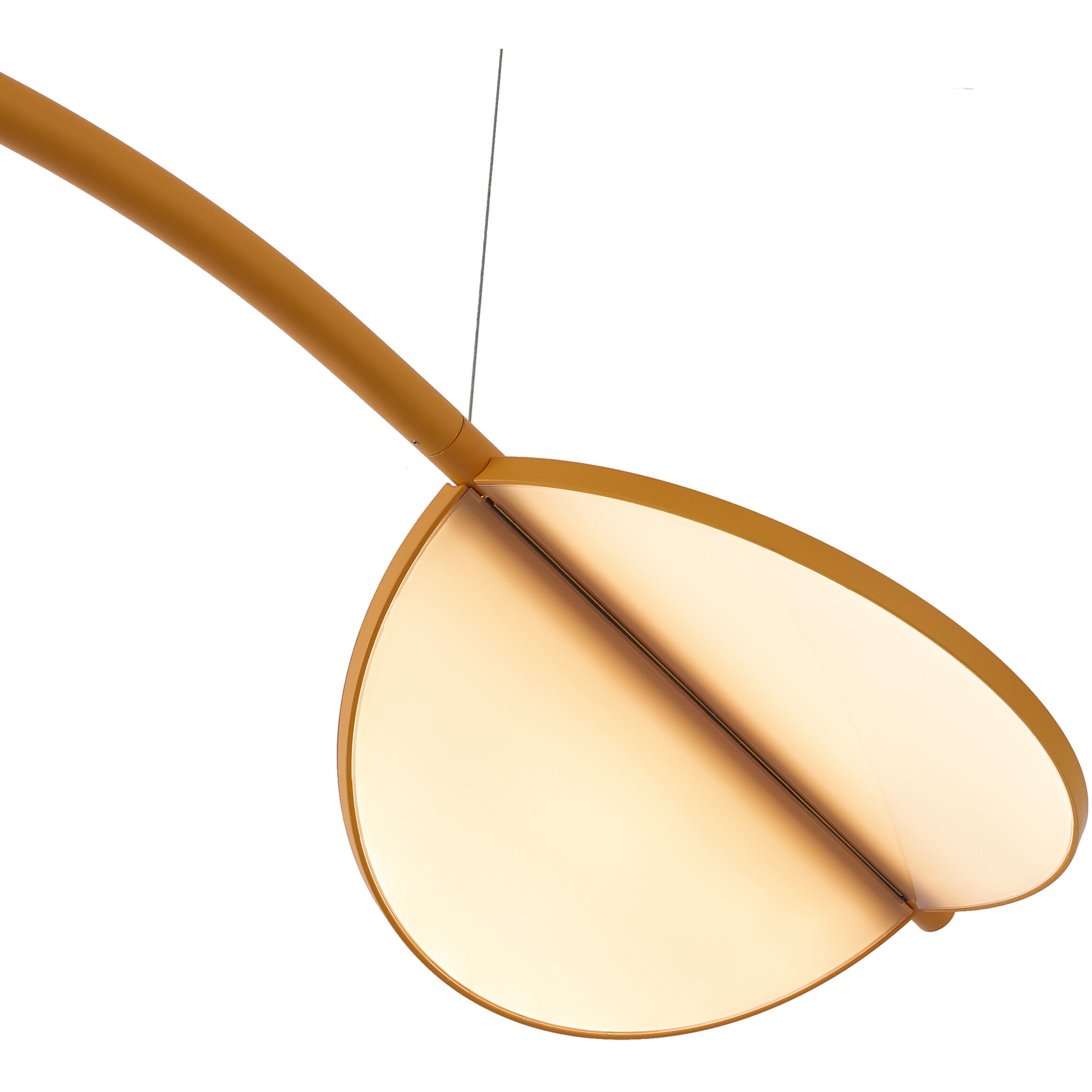 Canada LED 13 inch Satin Brass Pendant Ceiling Light