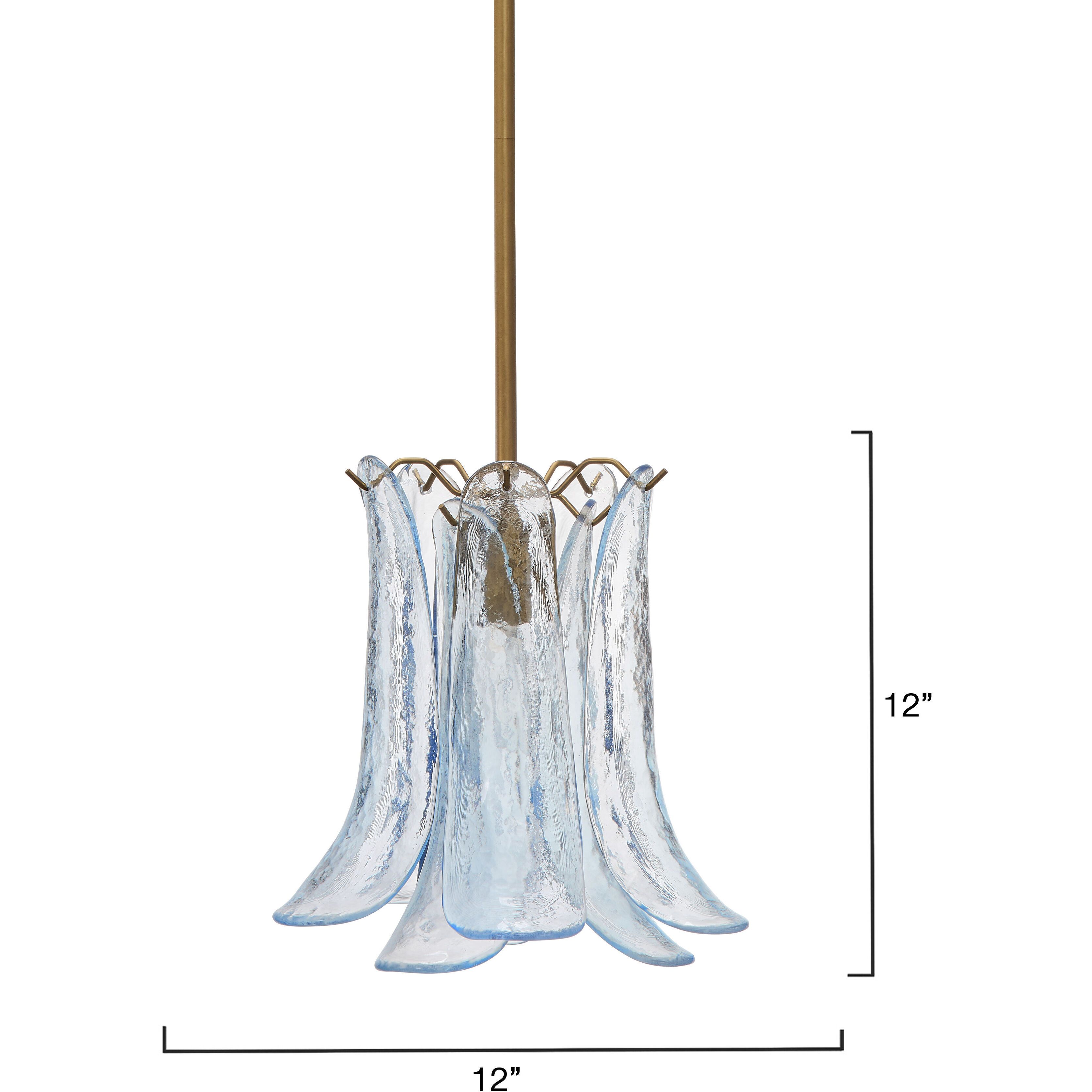 Cala 1 Light 12 inch Brass Pendant Ceiling Light