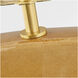HABLE Pente 27 inch 75 watt Cracked Honey Table Lamp Portable Light