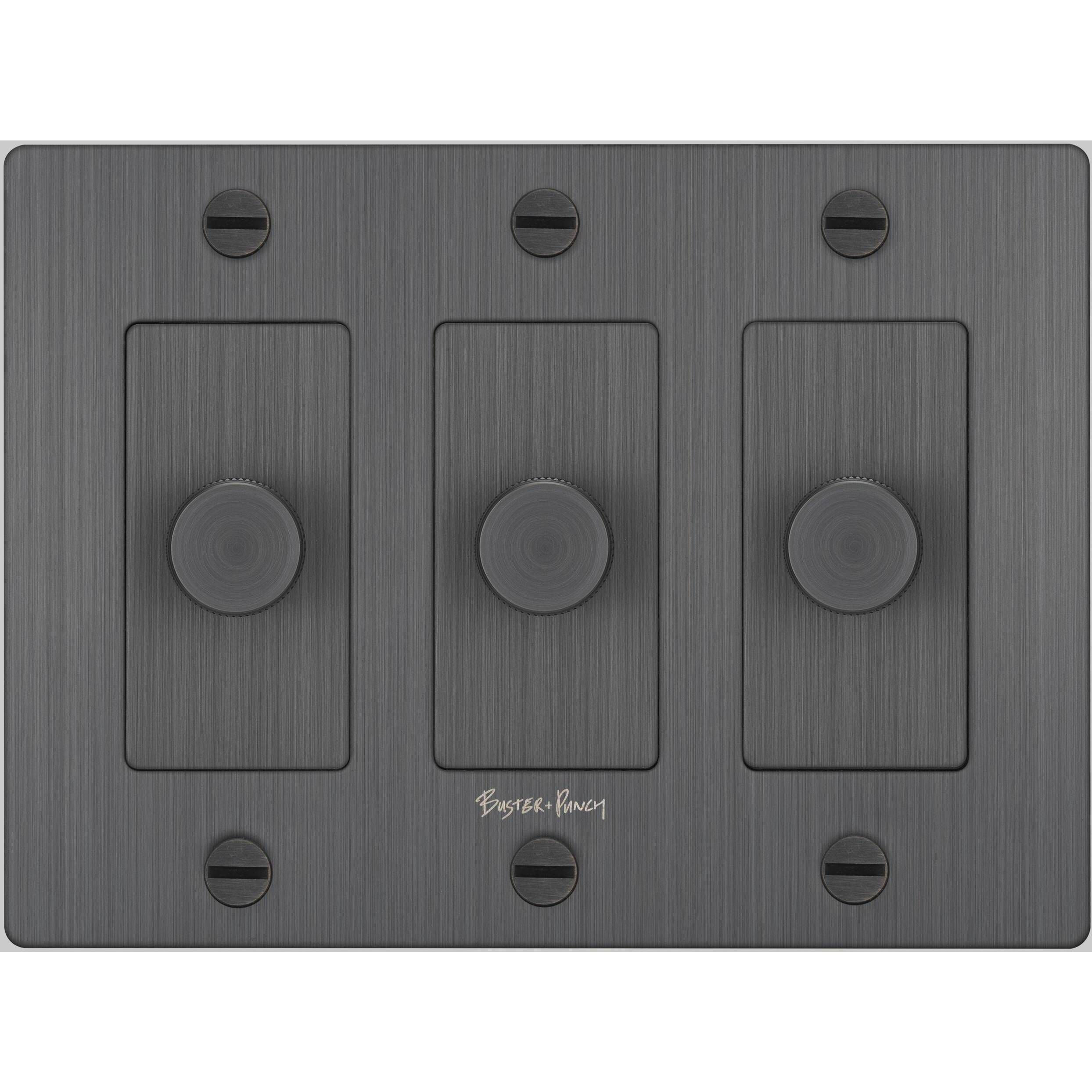 3G 100-120 Smoked Bronze Dimmer Switch, LED