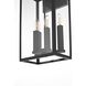 Kaysen 4 Light 21 inch Black Outdoor Wall Sconce